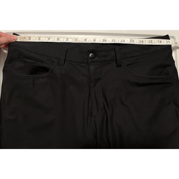 Lululemon ABC Pants Classic Fit Men’s 34x31 Black Warpstreme Performance Stretch - Picture 9 of 11
